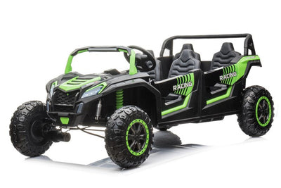 KALCO KIDZ - 48V 4 SEAT UTV - 4 SEATER - 4WD - LEATHER SEAT / EVA - MP3 BLUETOOTH - GREEN