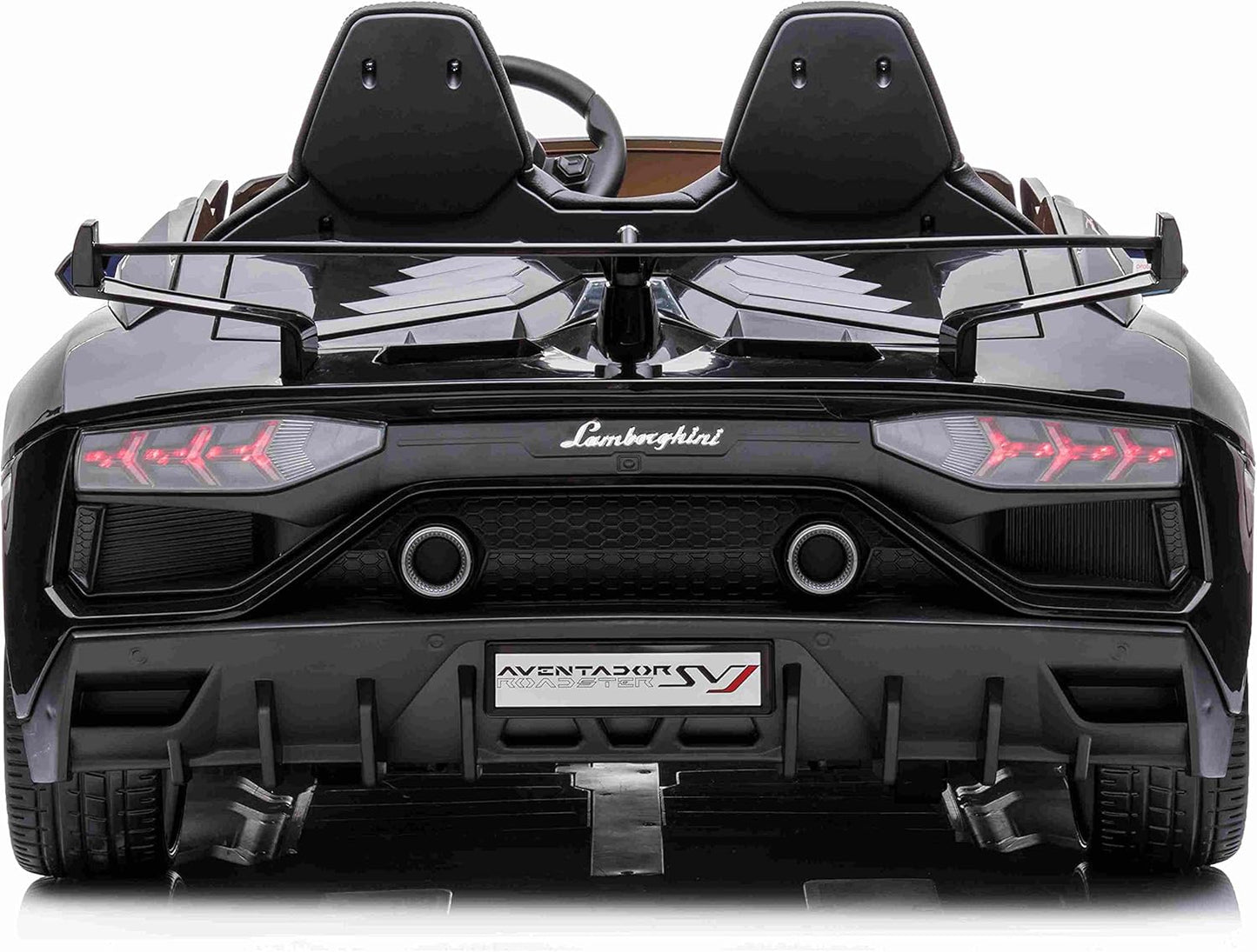 LAMBORGHINI SVJ DRIFT- 24V - 2 SEATER - LEATHER / EVA - BLACK
