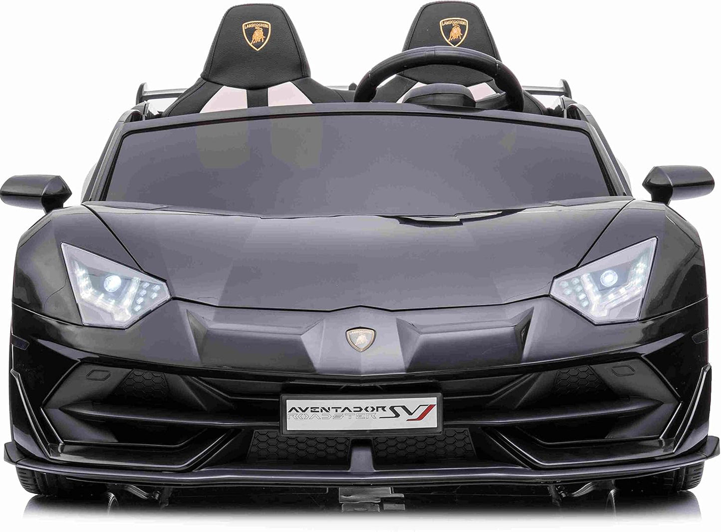 LAMBORGHINI SVJ DRIFT- 24V - 2 SEATER - LEATHER / EVA - BLACK