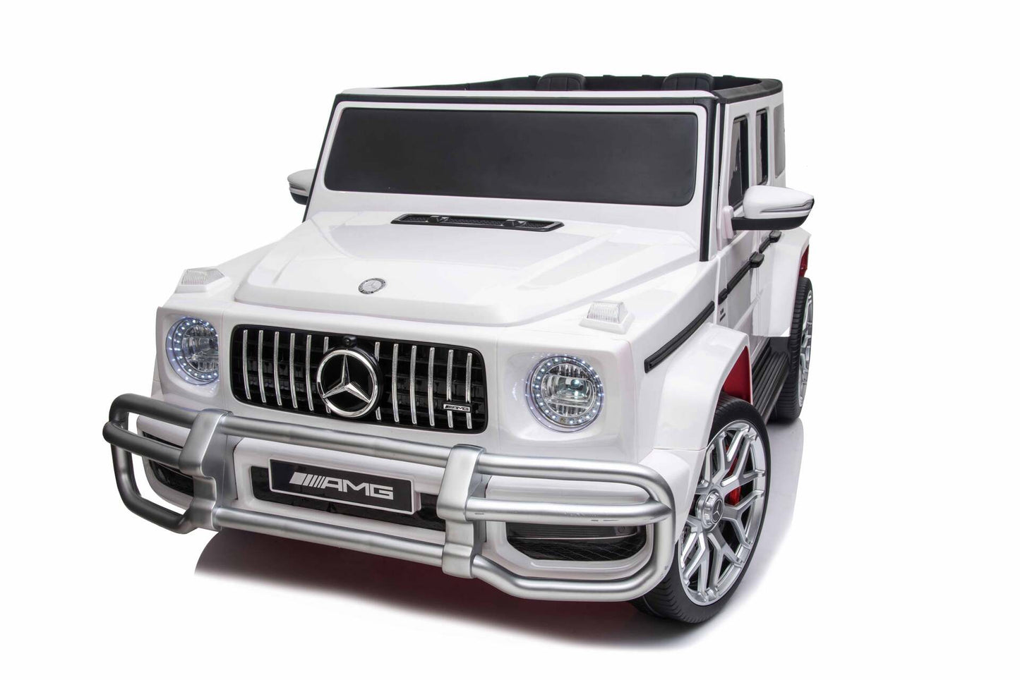 MERCEDES G63 XL - 24V - 2 SEATER - 4WD - LEATHER SEAT / EVA - MP4 - WHITE