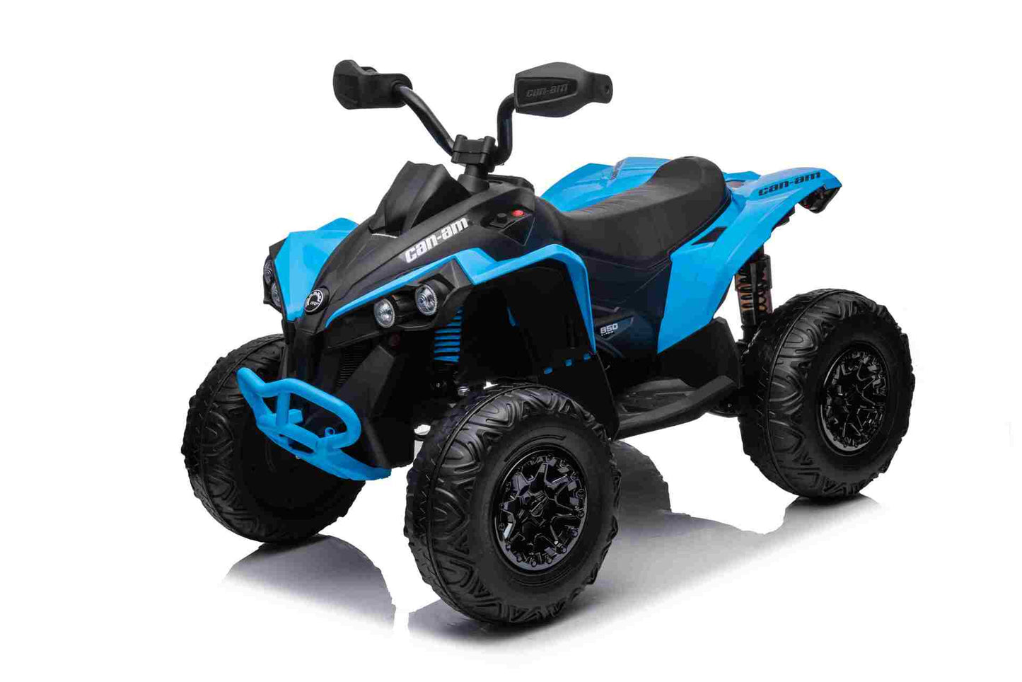 CAN AM QUADBIKE - 24V - 4WD - LEATHER SEAT / EVA - MP3 - BLUE