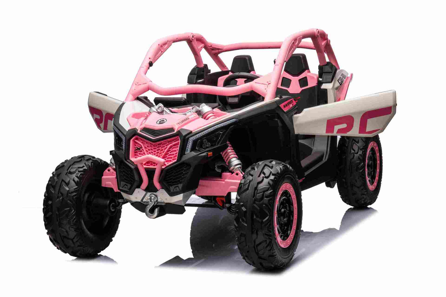 CAN AM UTV XXL - 48V - 2 SEATER - LEATHER SEAT / EVA - MP3 - PINK
