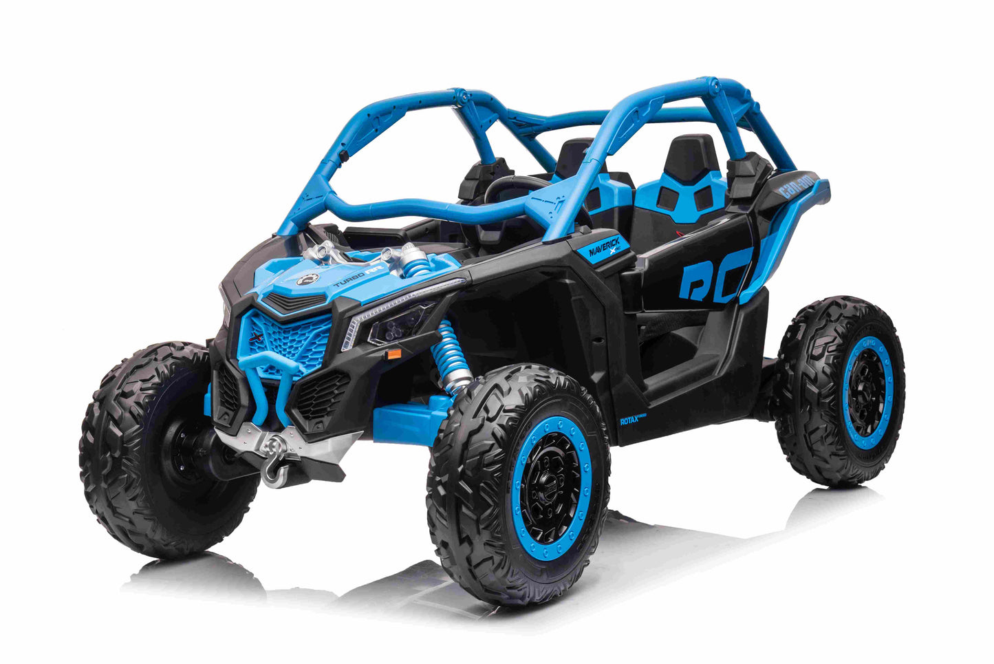 CAN AM UTV XXL - 48V - 2 SEATER - LEATHER SEAT / EVA - MP3 - BLUE