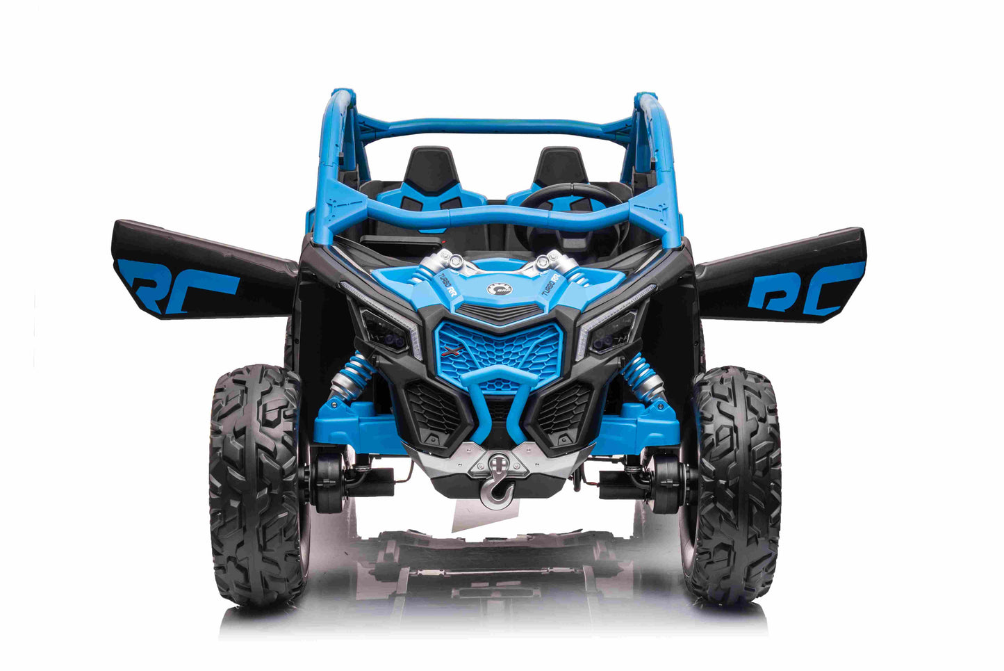 CAN AM UTV XXL - 48V - 2 SEATER - LEATHER SEAT / EVA - MP3 - BLUE
