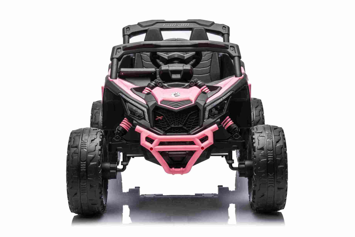CAN AM UTV - MINI - 24V - 4WD - LEATHER SEAT / EVA - MP3 - PINK