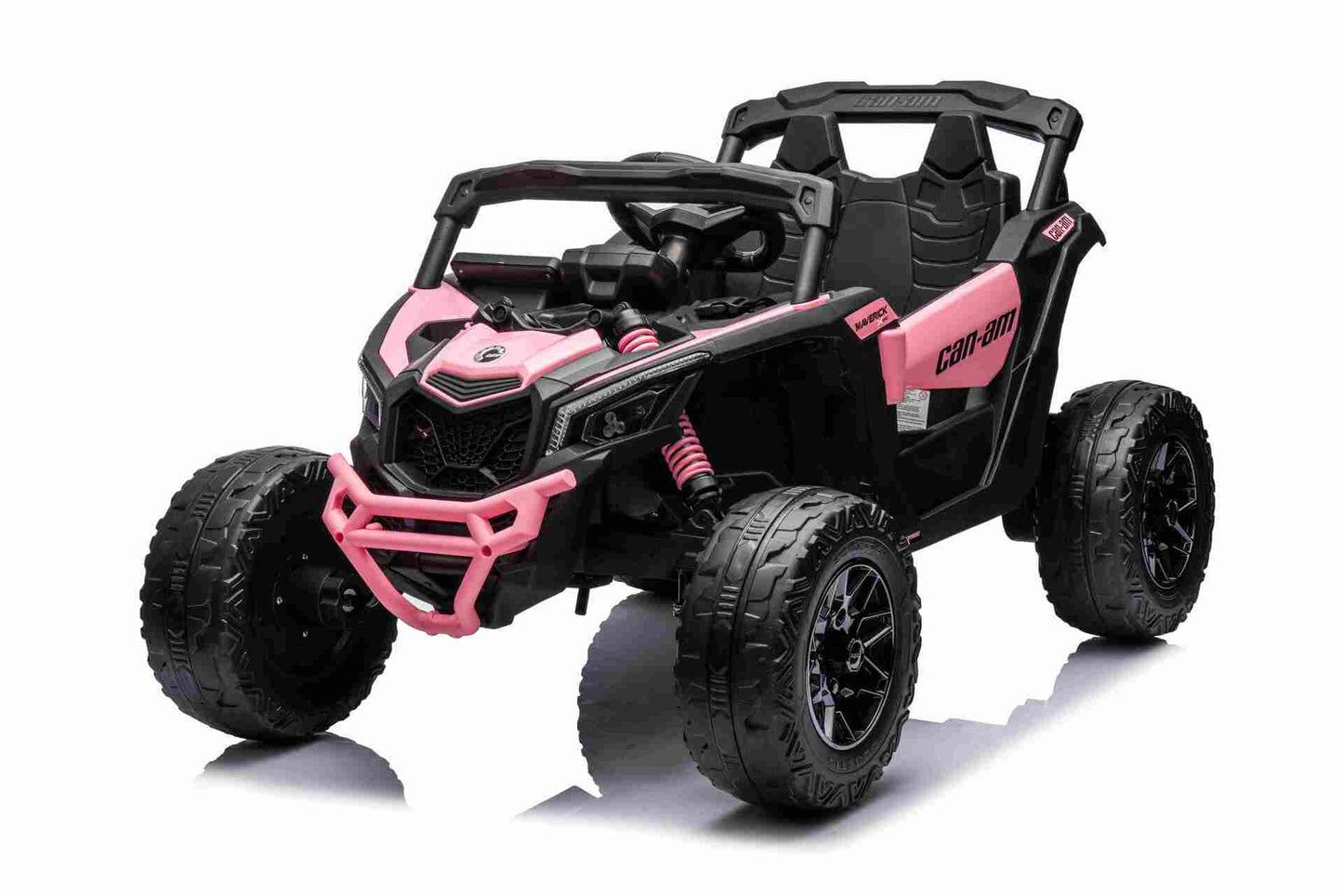 CAN AM UTV - MINI - 24V - 4WD - LEATHER SEAT / EVA - MP3 - PINK