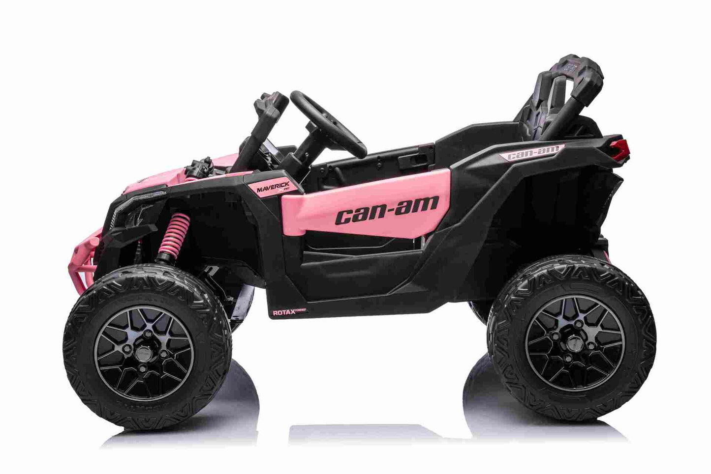 CAN AM UTV - MINI - 24V - 4WD - LEATHER SEAT / EVA - MP3 - PINK