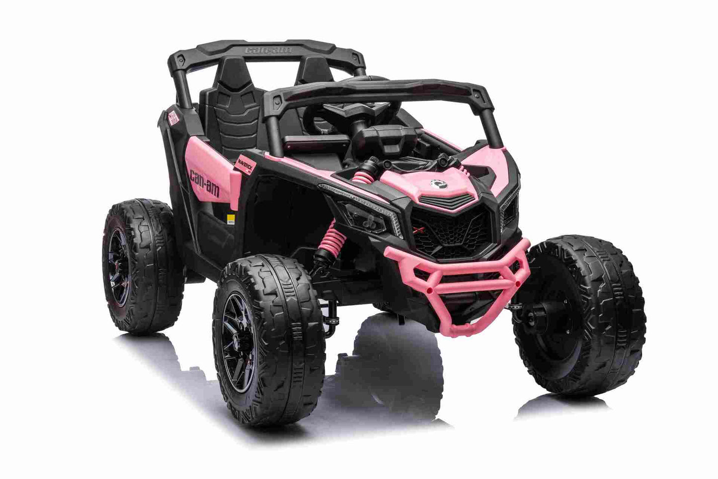 CAN AM UTV - MINI - 24V - 4WD - LEATHER SEAT / EVA - MP3 - PINK