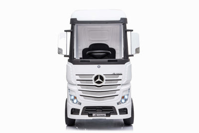 Mercedes-Benz ACTROS TRUCK - 24V - 4WD - LEATHER SEAT / EVA - MP4 - WHITE