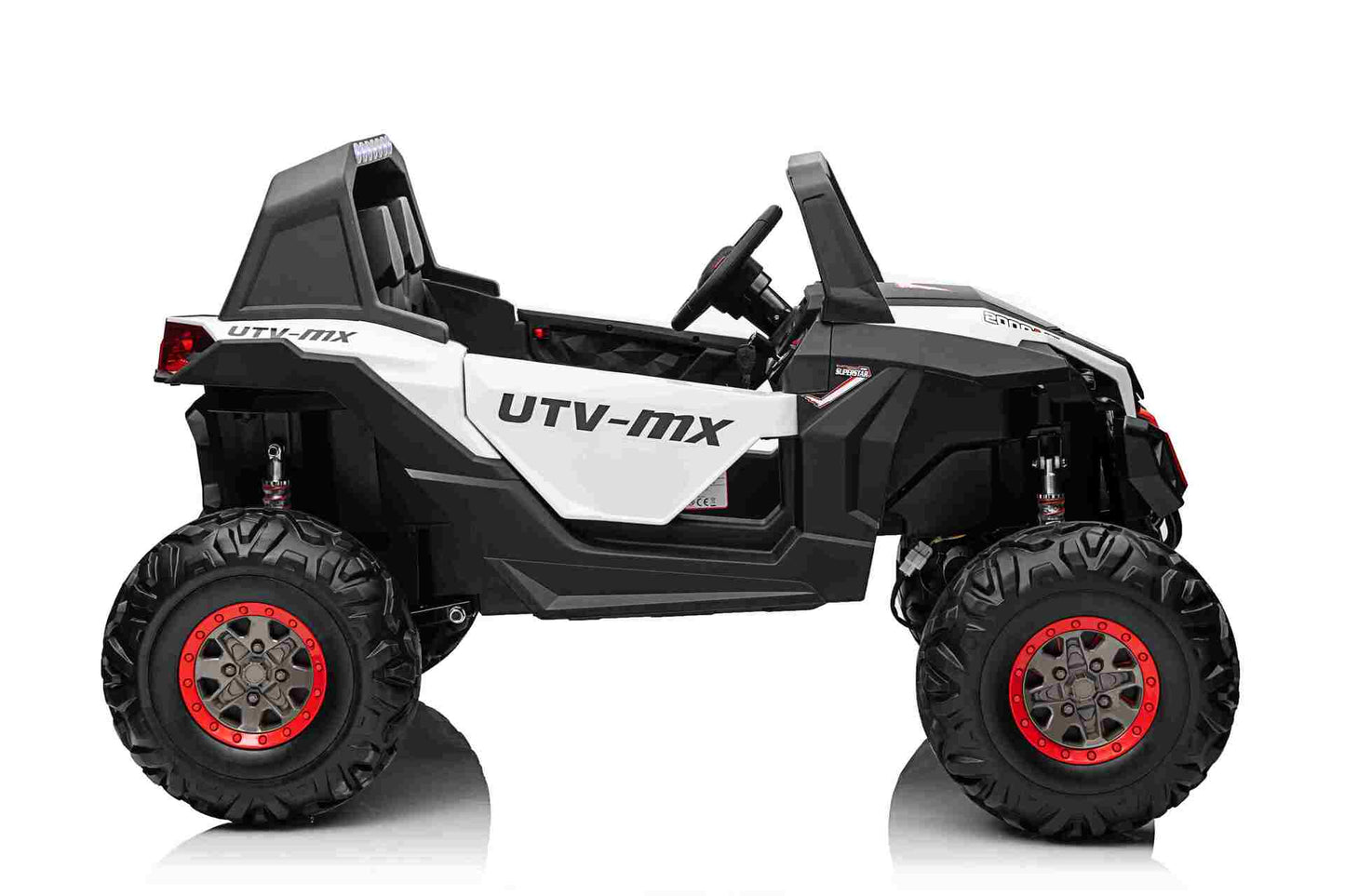 NEW XMX UTV BUGGY - 24V - 4WD - LEATHER / EVA - MP4 - WHITE