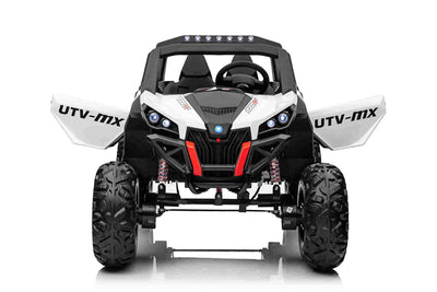 NEW XMX UTV BUGGY - 24V - 4WD - LEATHER / EVA - MP4 - WHITE