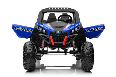 NEW XMX UTV BUGGY - 24V - 4WD - LEATHER / EVA - MP4 - SPIDER BLUE