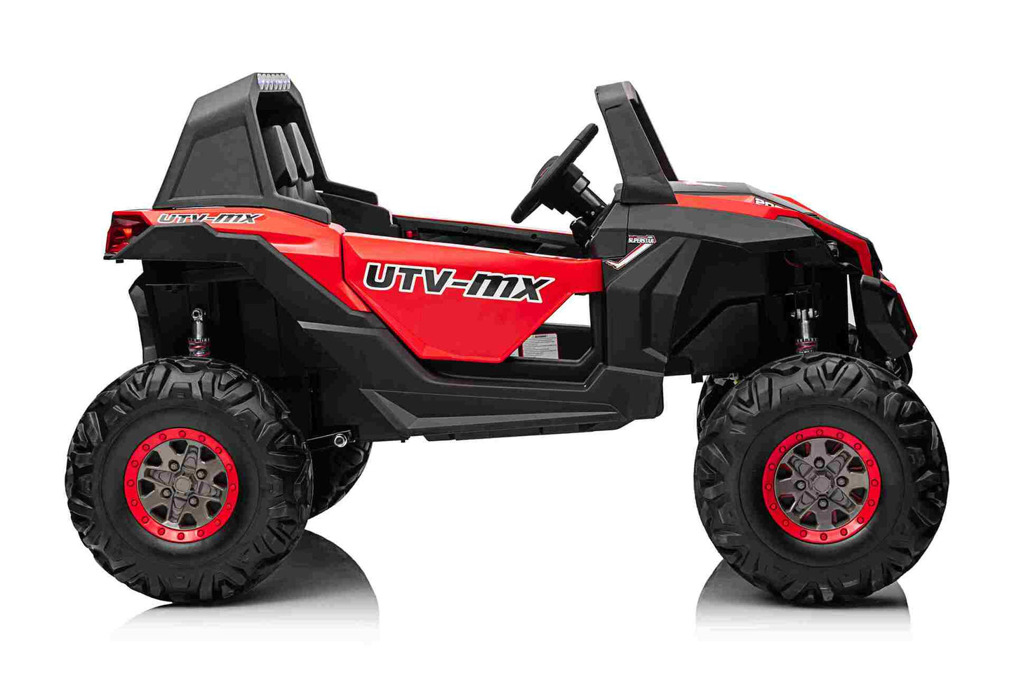 NEW XMX UTV BUGGY - 24V - 4WD - LEATHER / EVA - MP4 - SPIDER RED