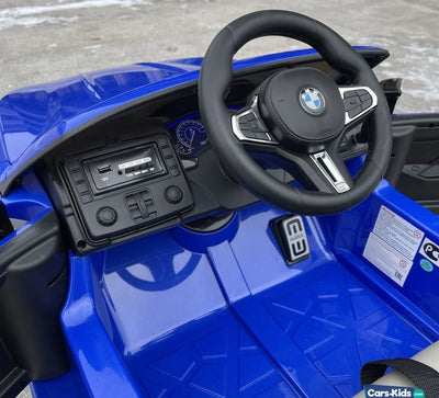 BMW M5 DRIFT- 24V - DRIFT - LEATHER / EVA - BLUE