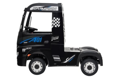 Mercedes-Benz ACTROS TRUCK - 24V - 4WD - LEATHER SEAT / EVA - MP4 - BLACK