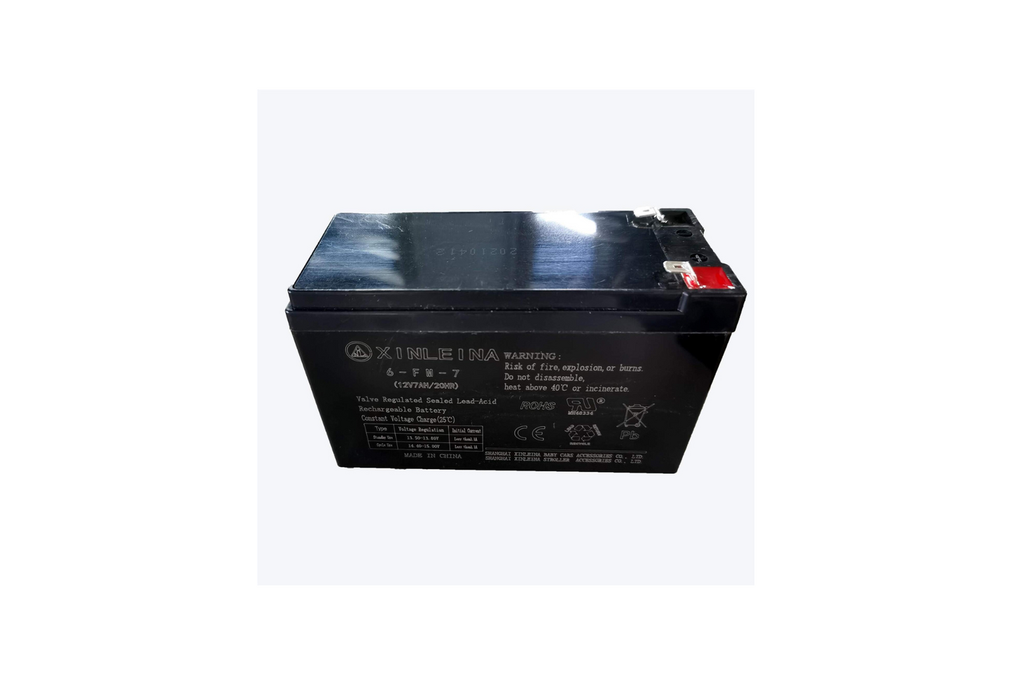 RIDE ON CAR BATTERY - 12V BATTERY - 12V7AH