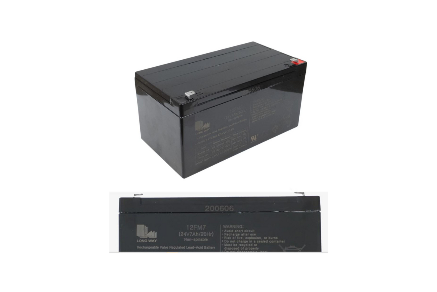 RIDE ON CAR BATTERY - 24V BATTERY - 24V7AH