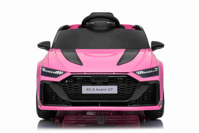 Licensed AUDI RS6 AVANT GT - 12V Children’s Ride On Car - MP3 - PINK
