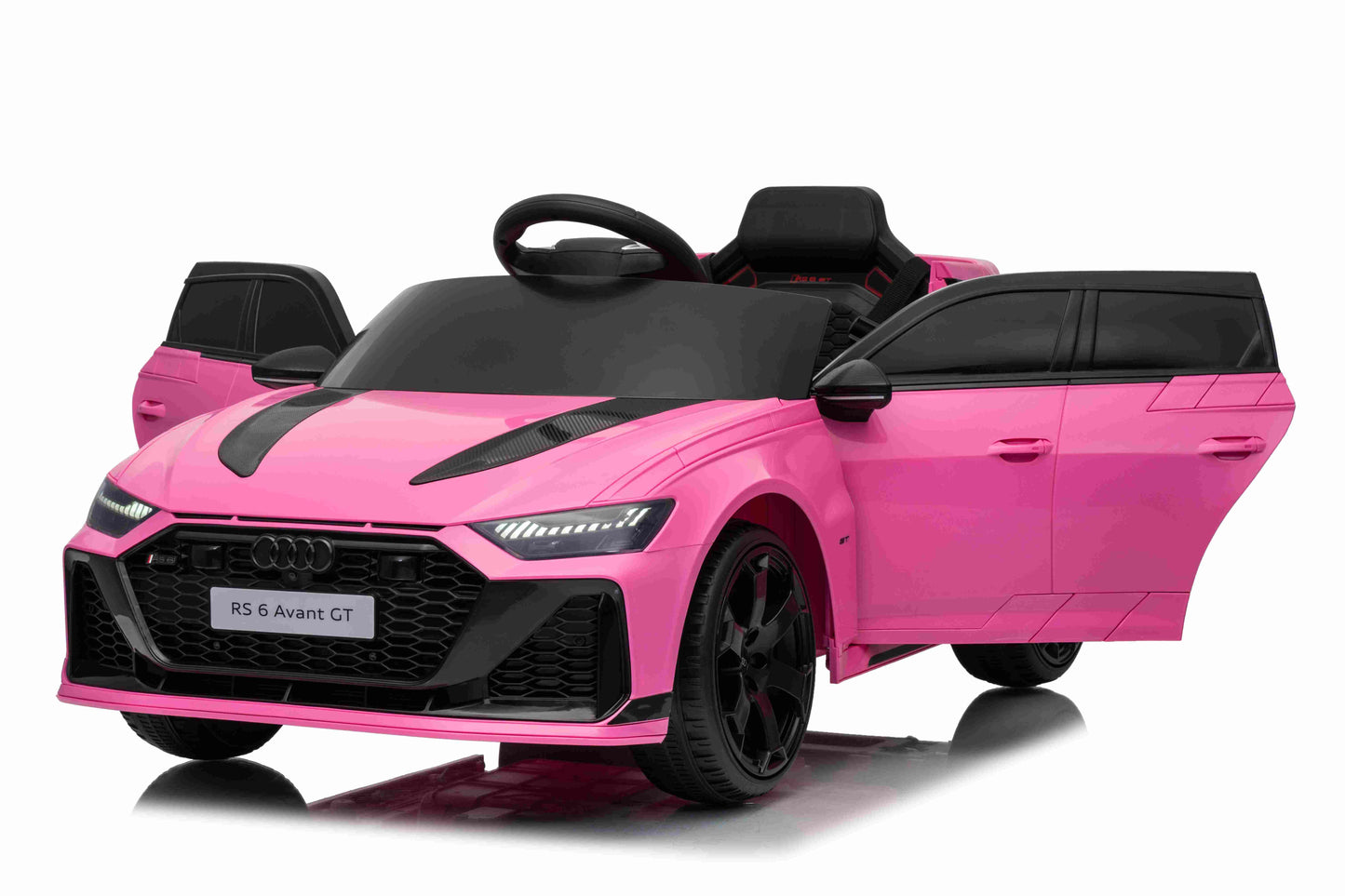 Licensed AUDI RS6 AVANT GT - 12V Children’s Ride On Car - MP3 - PINK