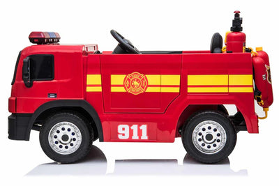 FIRE ENGINE - 12V10AH - WITH FULL ACCESSORIES - RIDE ON FIRE ENGINE TRUCK