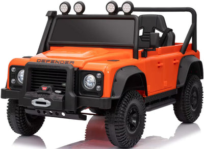 LAND ROVER DEFENDER 110 SVX CONCEPT LICENSED RIDE ON CAR - 12V - ORANGE