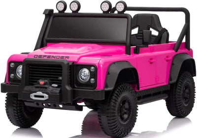 LAND ROVER DEFENDER 110 SVX CONCEPT LICENSED RIDE ON CAR - 12V - PINK