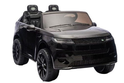 RANGE ROVER SPORT - 24V - 90W - LEATHER SEAT / EVA WHEELS - MP3 BLUETOOTH - BLACK