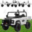 Land Rover Defender 90 Tipper - White | 24V | 4WD | Leather Seat | EVA Wheels