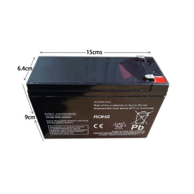 Replacement Battery for Kids Electric Ride-on Cars - 12V7AH Battery