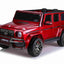 MERCEDES G63 XL - 24V - 2 SEATER - 4WD - LEATHER SEAT / EVA - MP4 - PAINT RED