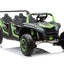 KALCO KIDZ - 48V 4 SEAT UTV - 4 SEATER - 4WD - LEATHER SEAT / EVA - MP3 BLUETOOTH - GREEN