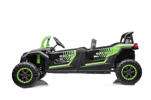 KALCO KIDZ - 48V 4 SEAT UTV - 4 SEATER - 4WD - LEATHER SEAT / EVA - MP3 BLUETOOTH - GREEN
