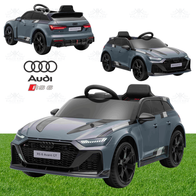 Audi RS 6 Avant GT - Grey | 12V | Parental RC | MP3 | Bluetooth