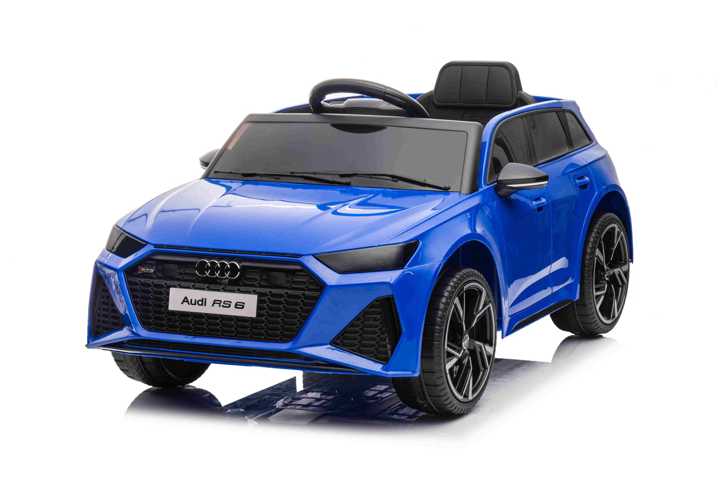 Licensed AUDI RS6 12V Children’s Ride On Car - MP3 - BLUE