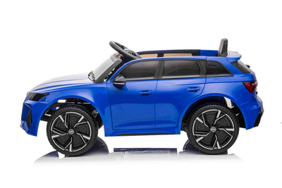 Licensed AUDI RS6 12V Children’s Ride On Car - MP3 - BLUE