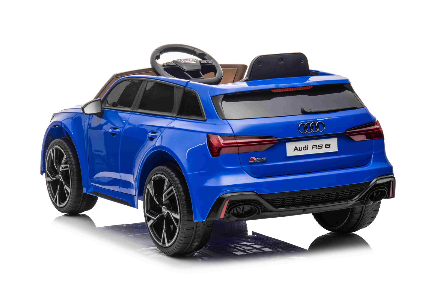 Licensed AUDI RS6 12V Children’s Ride On Car - MP3 - BLUE