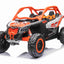 CAN AM UTV  XXL - 48V - 2 SEATER - LEATHER SEAT / EVA - MP3 - ORANGE