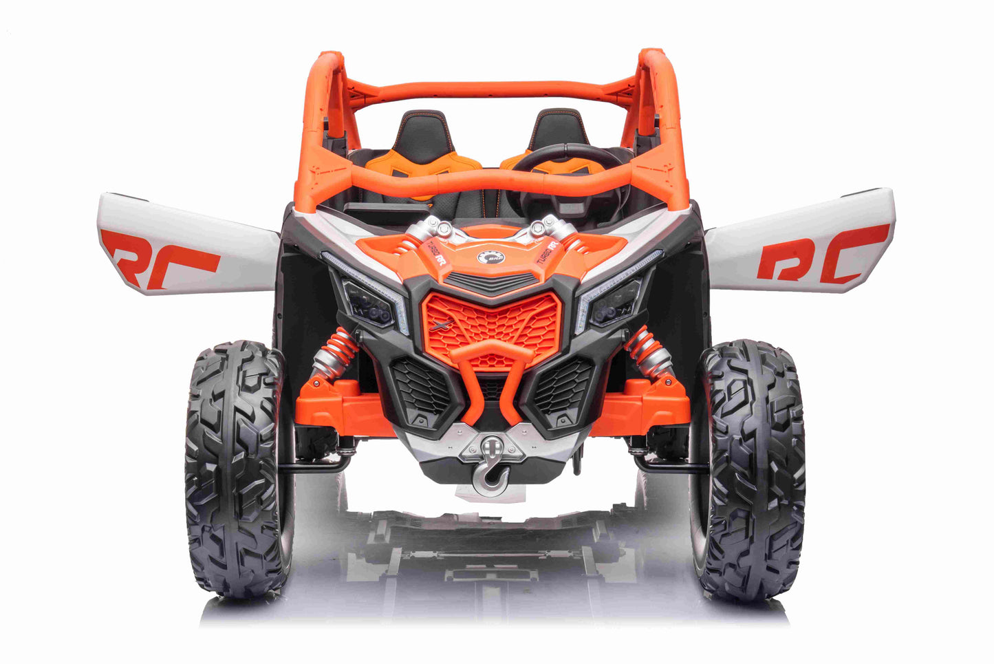 CAN AM UTV  XXL - 48V - 2 SEATER - LEATHER SEAT / EVA - MP3 - ORANGE