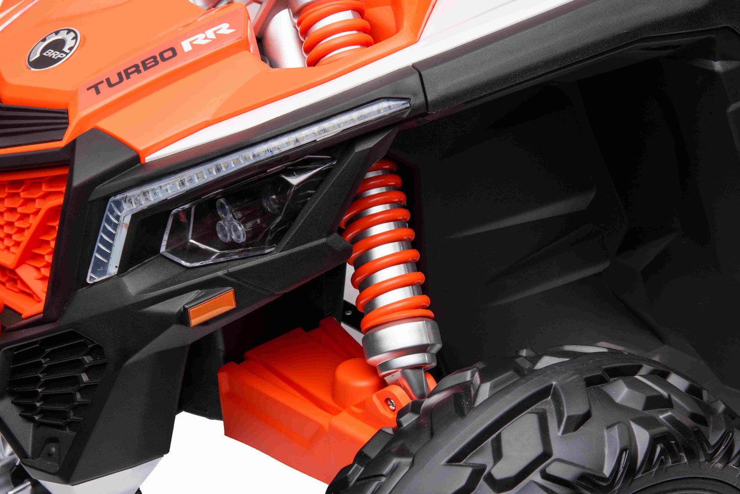 CAN AM UTV  XXL - 48V - 2 SEATER - LEATHER SEAT / EVA - MP3 - ORANGE
