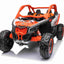 CAN AM UTV  XXL - 48V - 2 SEATER - LEATHER SEAT / EVA - MP3 - ORANGE