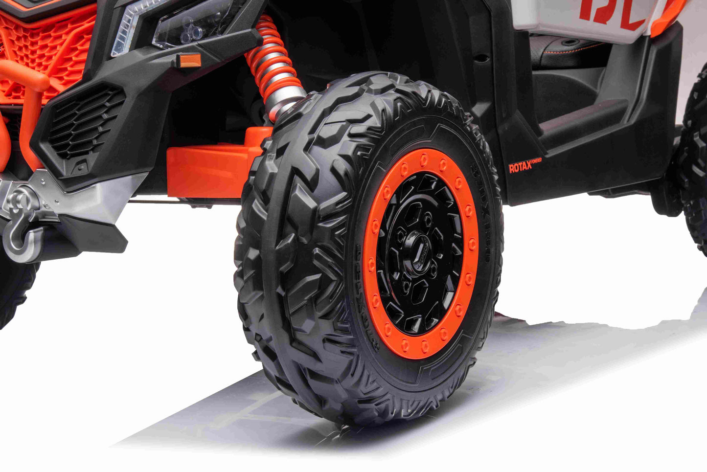 CAN AM UTV  XXL - 48V - 2 SEATER - LEATHER SEAT / EVA - MP3 - ORANGE