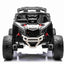 CAN AM UTV - MINI - 24V - 4WD - LEATHER SEAT / EVA - MP3 - WHITE