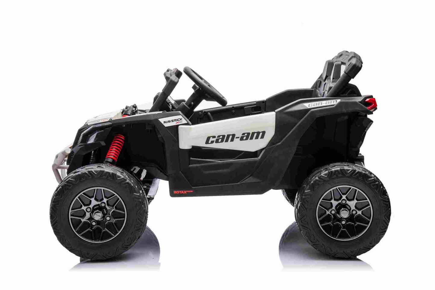 CAN AM UTV - MINI - 24V - 4WD - LEATHER SEAT / EVA - MP3 - WHITE