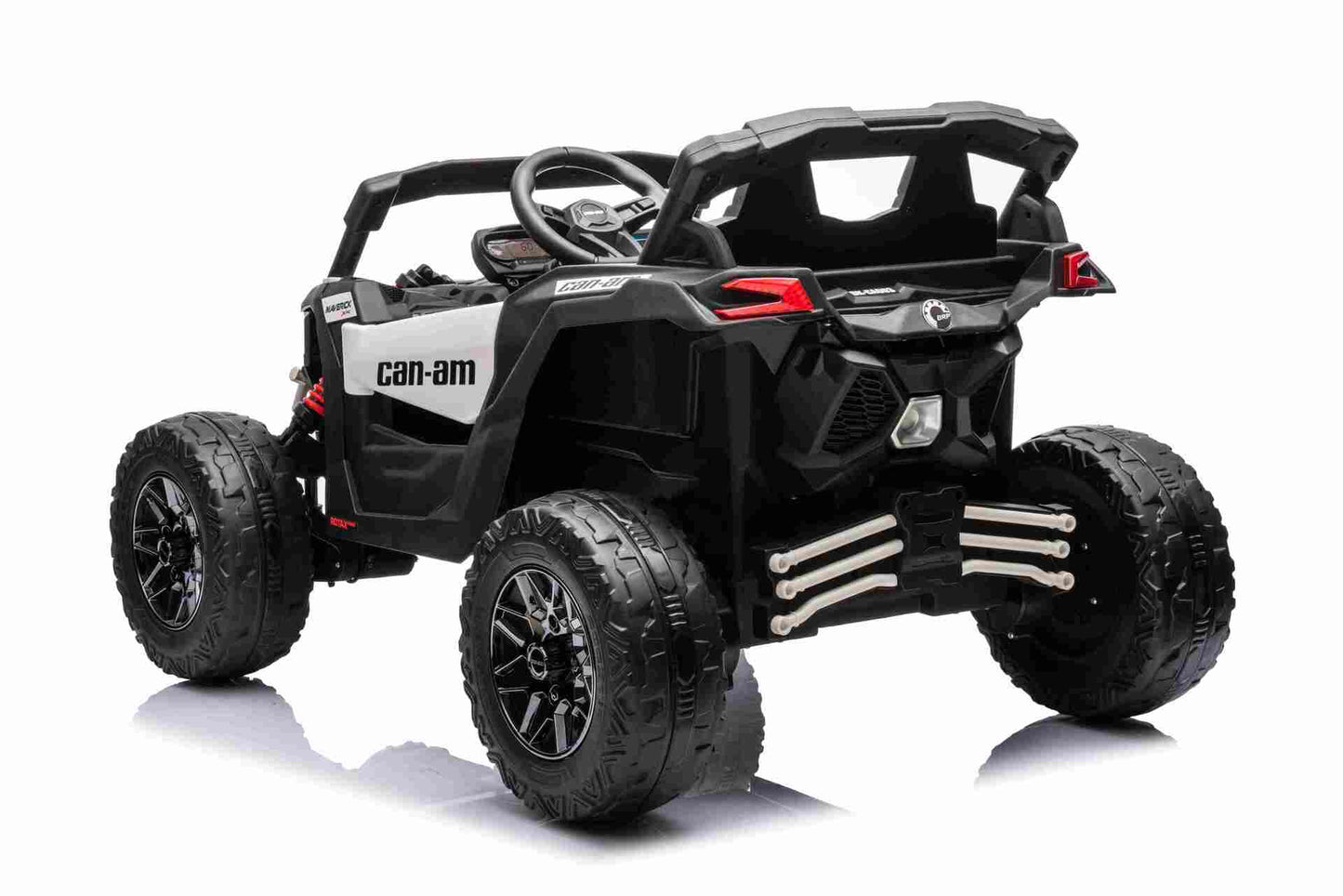 CAN AM UTV - MINI - 24V - 4WD - LEATHER SEAT / EVA - MP3 - WHITE