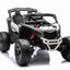 CAN AM UTV - MINI - 24V - 4WD - LEATHER SEAT / EVA - MP3 - WHITE