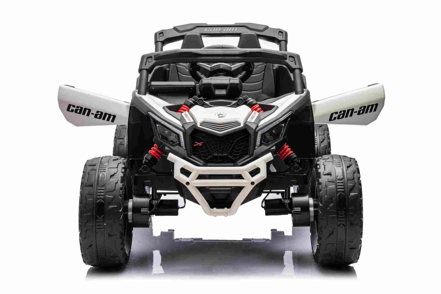 CAN AM UTV - MINI - 24V - 4WD - LEATHER SEAT / EVA - MP3 - WHITE