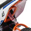 36V SCRAMBLER DIRTBIKE MOTORBIKE - 36V - 500W - LEATHER SEAT / AIR WHEEL - BLUE/ORANGE