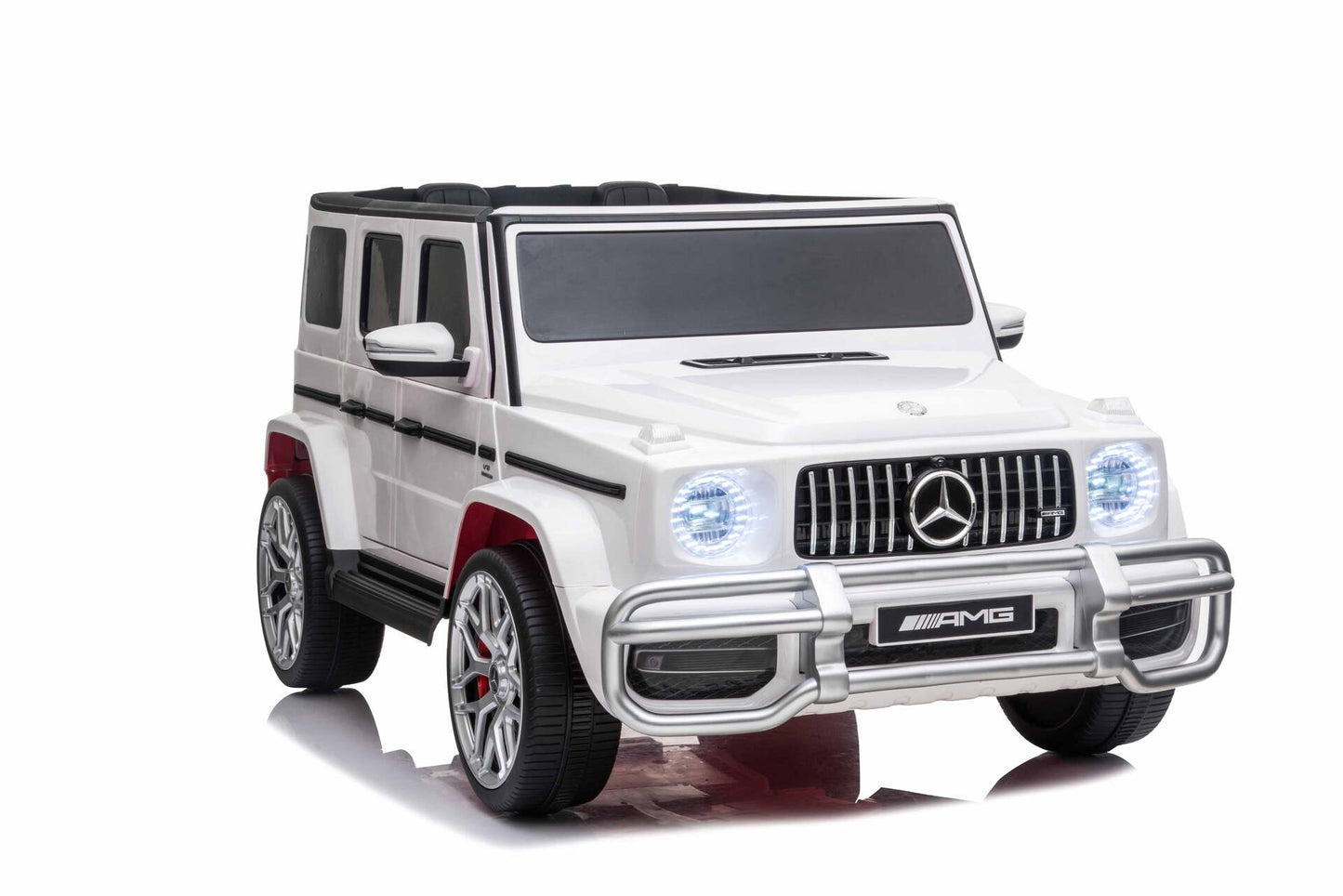MERCEDES G63 XL - 24V - 2 SEATER - 4WD - LEATHER SEAT / EVA - MP4 - WHITE