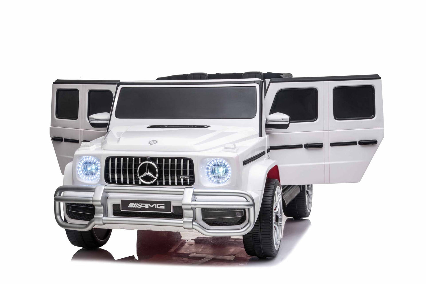 MERCEDES G63 XL - 24V - 2 SEATER - 4WD - LEATHER SEAT / EVA - MP4 - WHITE