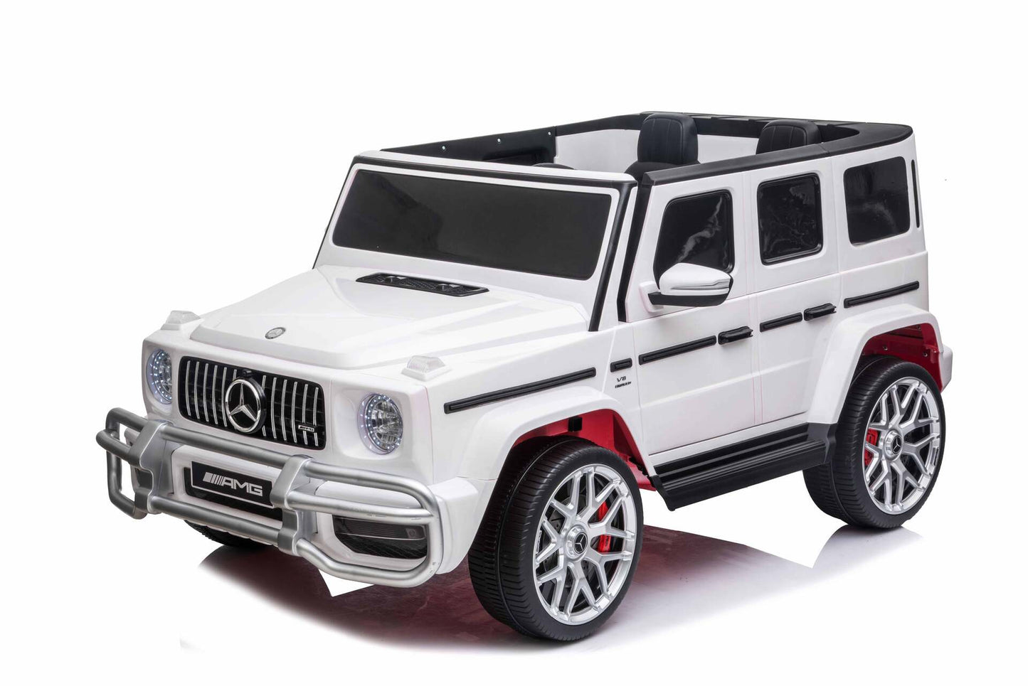 MERCEDES G63 XL - 24V - 2 SEATER - 4WD - LEATHER SEAT / EVA - MP4 - WHITE